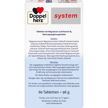 Doppelherz system Magnesium 400 Depot Tabletten 60 St Doppelherz