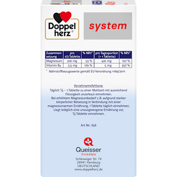 Doppelherz system Magnesium 400 Depot Tabletten 60 St Doppelherz