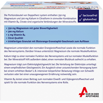 Doppelherz system  Magnesium + Kalium Citrat Sport Beutel 40 St Doppelherz