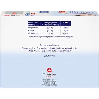 Doppelherz system  Magnesium + Kalium Citrat Sport Beutel 40 St Doppelherz