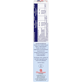 Doppelherz system Omega-3 family Gel-Tabs Erdbeer-Citrusgeschmack 60 St Doppelherz