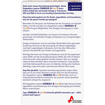 Doppelherz system Omega-3 family Zitronengeschmack  120 St Doppelherz