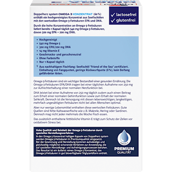 Doppelherz system Omega-3 Konzentrat Kapseln 120 St Doppelherz