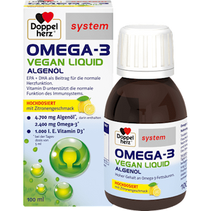 Doppelherz system Omega-3 Vegan Liquid Algenöl Doppelherz