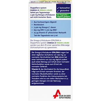 Doppelherz system Omega-3 Vegan Liquid Algenöl Doppelherz