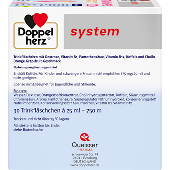 Doppelherz system Vitamin B12 Plus Energie Trinkfläschchen 30 St Doppelherz