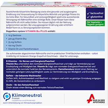 Doppelherz system Vitamin B12 Plus Energie Trinkfläschchen 30 St Doppelherz