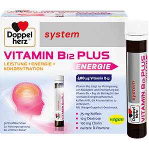 Doppelherz system Vitamin B12 Plus Energie Trinkfläschchen 30 St Doppelherz