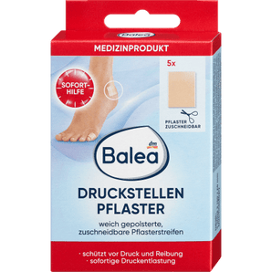 Druckstellen Pflaster, 5 StMedizinprodukt Fußcreme & Fußpflege by Balea – Available at VivaVoss