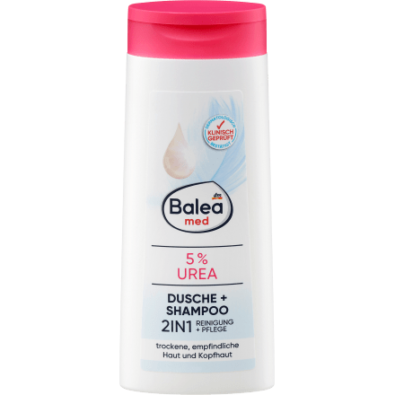 Duschgel 2in1 Dusche + Shampoo 5 % Urea, 300 ml - VivaVoss