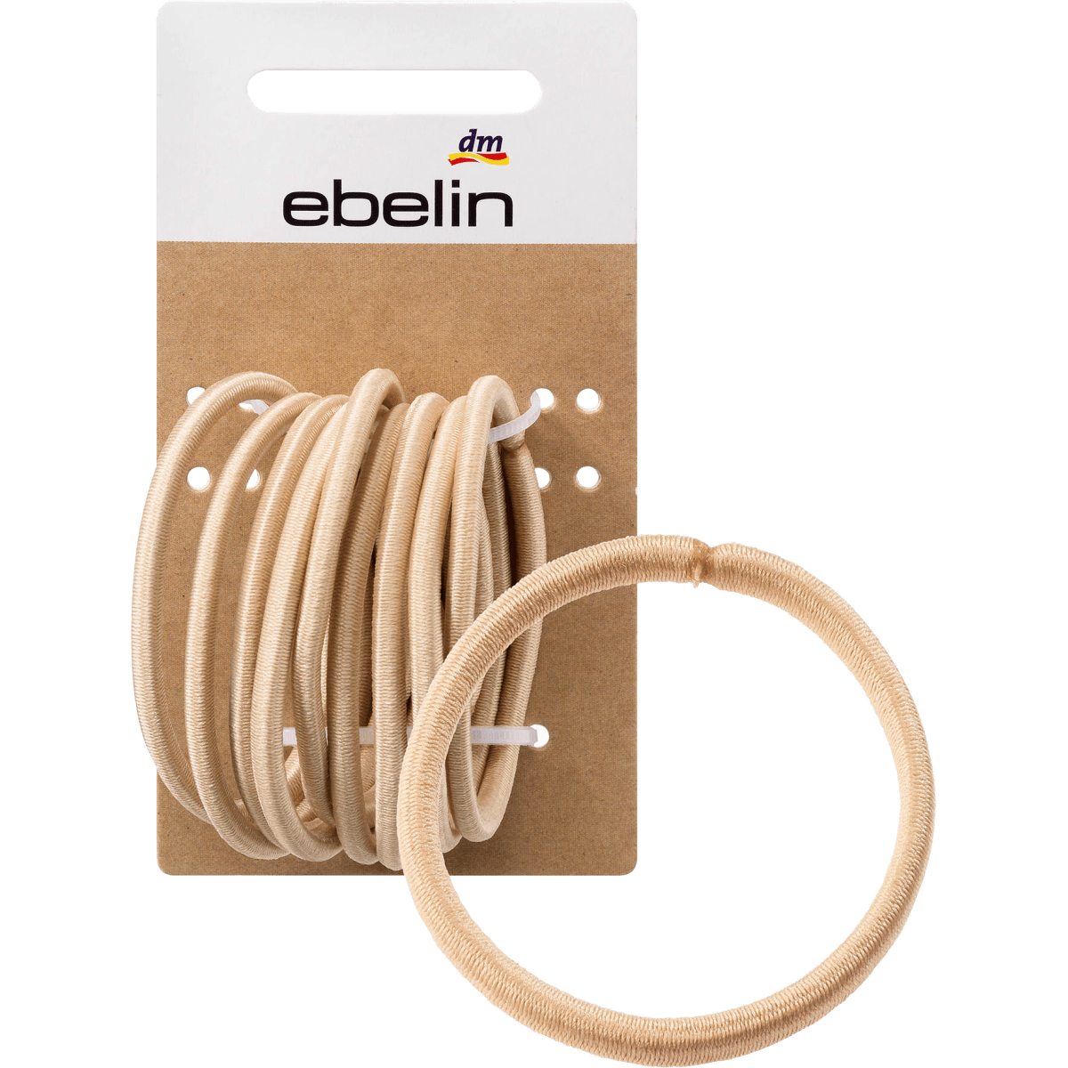 hair ties blond, 9 pieces