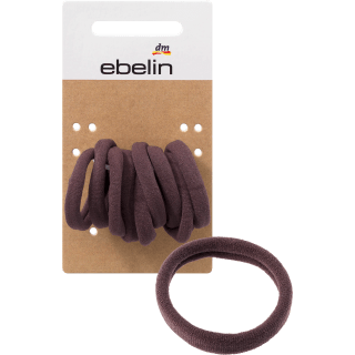 Hair ties small brown, 9 pieces