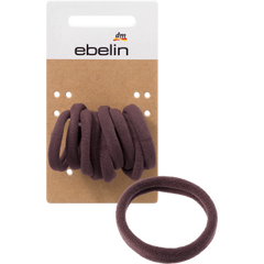 Hair ties small brown, 9 pieces