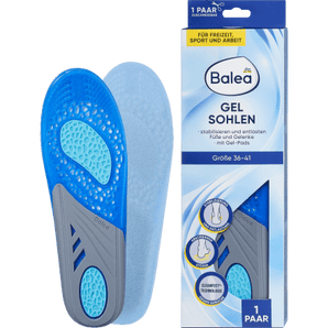 Einlegesohlen Gel Sohlen, Gr. 36 - 41 (1 Paar), 2 St Fußcreme & Fußpflege by Balea – Available at VivaVoss