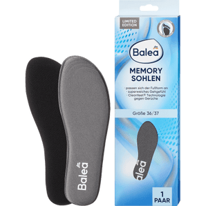 Einlegesohlen Memory Foam, Gr. 36/37 (1 Paar), 2 St Fußcreme & Fußpflege by Balea – Available at VivaVoss