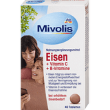 Eisen + Vitamin C + B-Vitamine Tabletten 40 St Mivolis