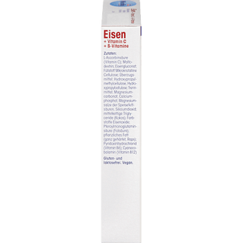 Eisen + Vitamin C + B-Vitamine Tabletten 40 St Mivolis