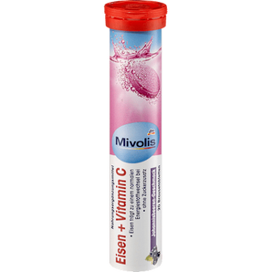 Eisen + Vitamin C Brausetabletten 20 St. Mivolis