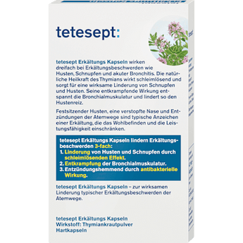 Erkältungskapseln tetesept