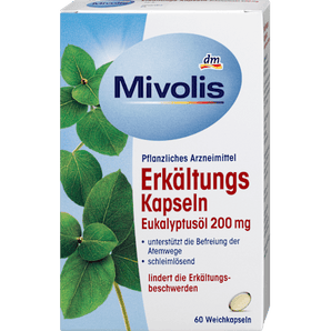 Erkältungskapseln Eukalyptusöl Mivolis
