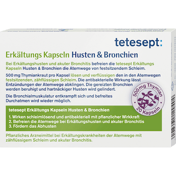 Erkältungskapseln Husten & Bronchien tetesept