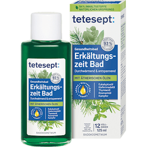 Erkältungszeit Bad tetesept