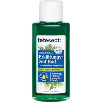 Erkältungszeit Bad tetesept