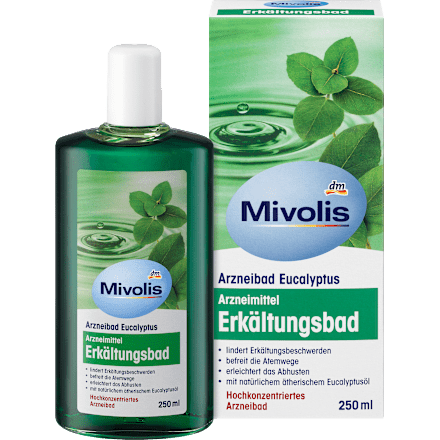 Erkältungsbad, Arzneibad Eucalyptus Mivolis