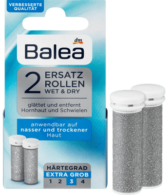 Ersatzrollen Hornhautentferner (Stufe 3) extra grob, 2 St Balea, Pflege & Parfum,Fußcreme & Fußpflege,Hornhaut by Balea – Available at VivaVoss