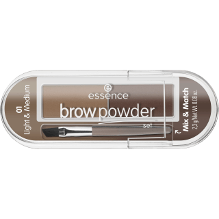 essence Augenbrauenpuder Set Mix & Match, 2,3 g - VivaVoss