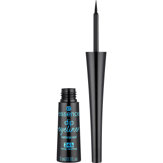 essence Eyeliner Dip Waterproof 24h Long - Lasting 01 Black, 3 ml - VivaVoss
