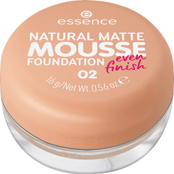 Foundation Natural Matte Mousse 02 essence