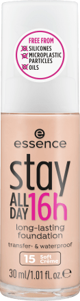 essence
Foundation Stay All Day 16h Long-Lasting, 30 ml