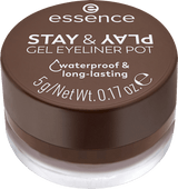 Gel Eyeliner Stay & Play 02 Brown essence