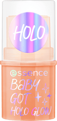 essence Highlighter Stick Baby Got Holo Glow 10 Holy Apricotly, 5 g - VivaVoss