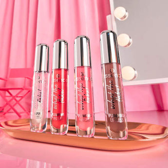 Lipgloss What The Fake! Plumping 102 Pink About It essence