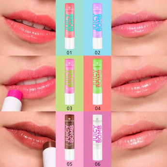 essence Lippenbalsam Juicy Bomb Glossy 01 One In A Melon, 2,5 g - VivaVoss