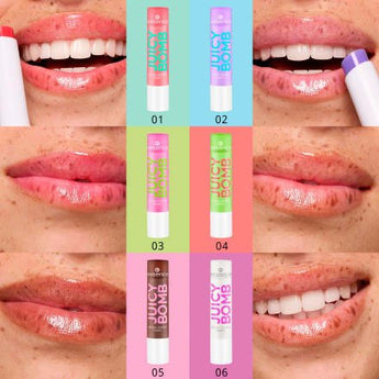 essence Lippenbalsam Juicy Bomb Glossy 01 One In A Melon, 2,5 g - VivaVoss