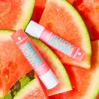 essence Lippenbalsam Juicy Bomb Glossy 01 One In A Melon, 2,5 g - VivaVoss