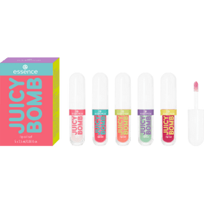 essence Lippenöl Juicy Bomb Set 5tlg 01 Glossy Days Ahead!, 1 St - VivaVoss