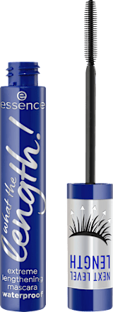Mascara What The Length! Extreme Lengthening Waterproof 02 Black Waterproof essence