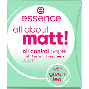 Mattierendes Papier All About Matt! Oil Control Paper essence