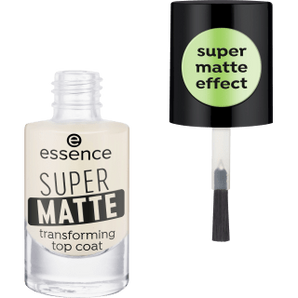 essence Top Coat Super Matte, 8 ml - VivaVoss