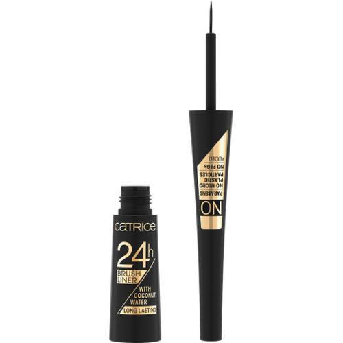 Eyeliner 24h Brush Liner 010 Ultra Black, 3 ml Catrice, Eyeliner by Catrice – Available at VivaVoss