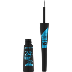 Eyeliner 24h Brush Liner Waterproof 010 Ultra Black, 3 ml Catrice, Eyeliner by Catrice – Available at VivaVoss