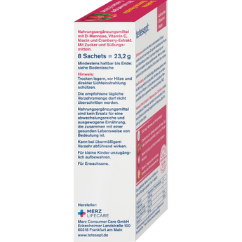 Femi Complex Mannose plus Cranberry Sachets 8 St, 23,2 g - VivaVoss