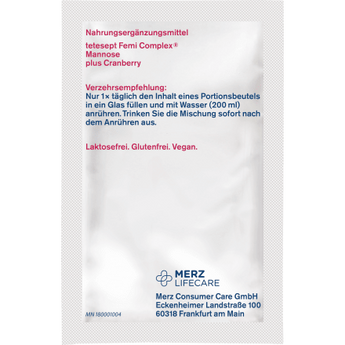 Femi Complex Mannose plus Cranberry Sachets 8 St, 23,2 g - VivaVoss