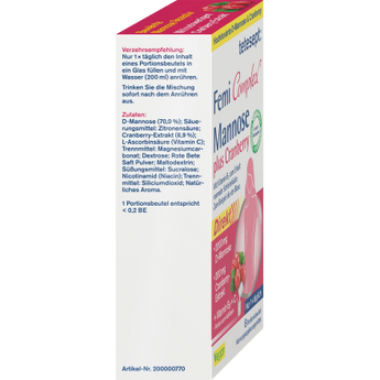 Femi Complex Mannose plus Cranberry Sachets 8 St, 23,2 g - VivaVoss