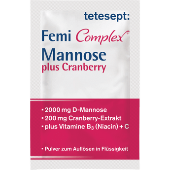 Femi Complex Mannose plus Cranberry Sachets 8 St, 23,2 g - VivaVoss