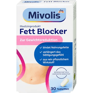 Mivolis Fett Blocker Tabletten, 30 St – Abnehmprodukte image_position | VivaVoss
